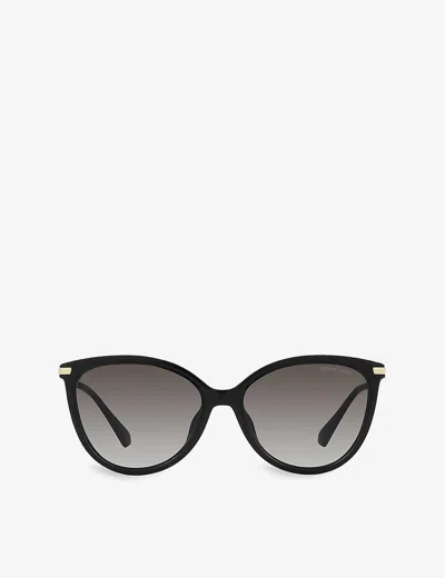 Michael Kors Womens Black Mk2184u Dupont Cat-eye Plastic Sunglasses