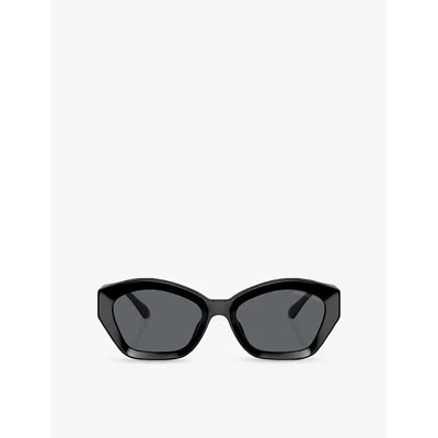 Michael Kors Womens Black Mk2209u Bel Air Geometric Acetate Sunglasses