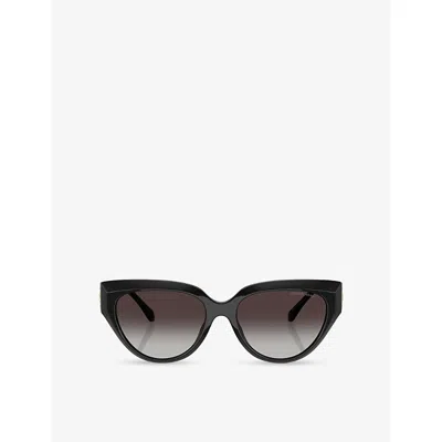 Michael Kors Womens Mk2241u Boca Raton Cat Eye-frame Acetate Sunglasses Black