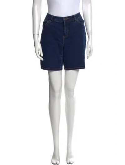 Pre-owned Michael Kors Womens Denim Shorts In Blue