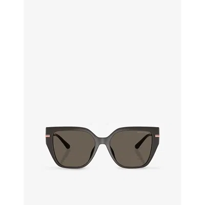 MICHAEL KORS WOMENS GREY MK2231U ST BARTHS SQUARE-FRAME ACETATE SUNGLASSES
