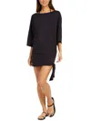 MICHAEL KORS WOMENS SIDE TIE DRESS COVER-UP