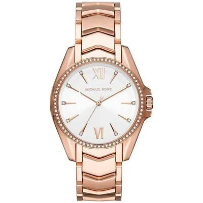 Pre-owned Michael Kors Womens Whitney White Dial Watch - Mk6694