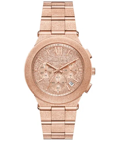 Michael Kors Women'sâ Billie Chronograph Rose Gold-tone Stainless Steel Watch, 40mm
