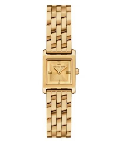 Michael Kors Women'sâ Georgie Two-hand Gold-tone Stainless Steel Watch, 20mm