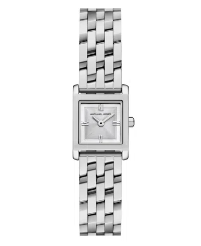Michael Kors Women'sâ Georgie Two-hand Silver-tone Stainless Steel Watch, 20mm