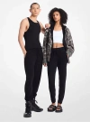 Michael Kors Wool And Cashmere Blend Joggers In Black