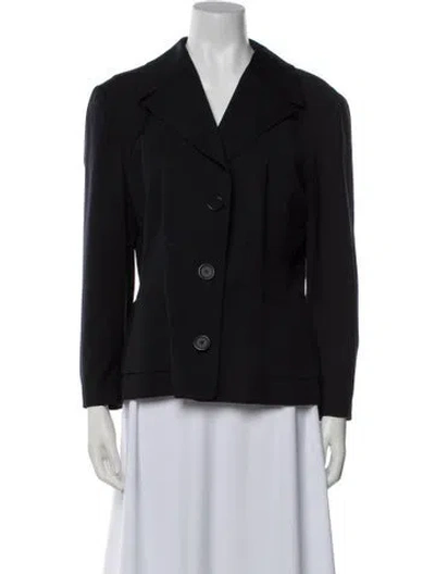 Pre-owned Michael Kors Wool Blazer In Black