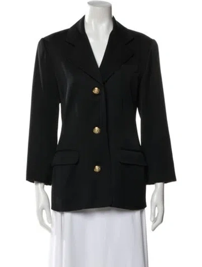 Pre-owned Michael Kors Wool Blazer In Black