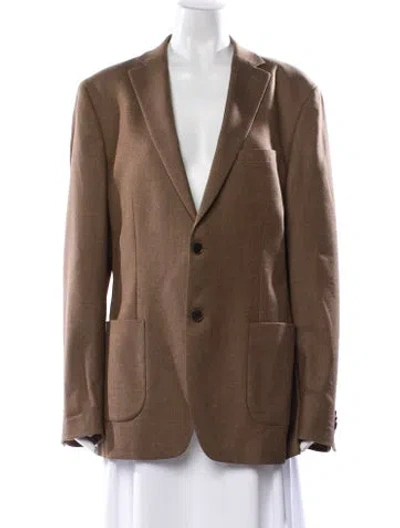 Pre-owned Michael Kors Wool Blazer In Brown