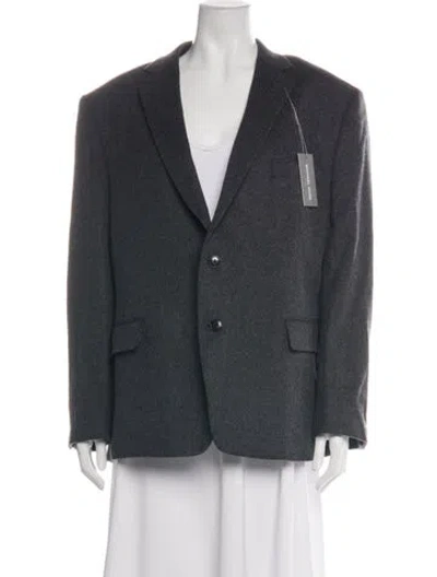 Pre-owned Michael Kors Wool Blazer In Grey