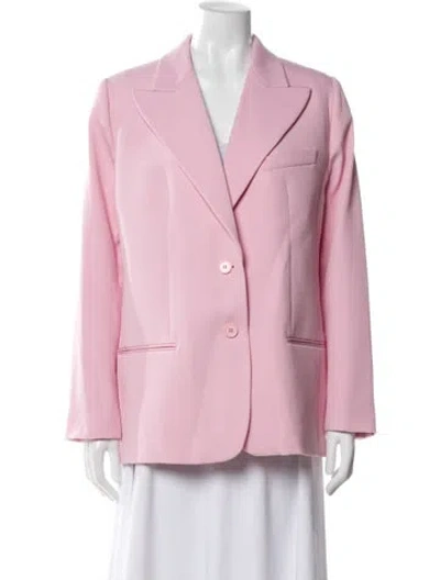 Pre-owned Michael Kors Wool Blazer W/ Tags In Pink