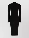 Michael Kors Stretch Dress Mixed Wool In Black
