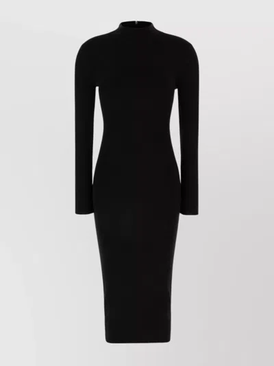 MICHAEL KORS WOOL BLEND DRESS HIGH NECKLINE