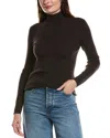 Michael Kors Collection Wool-blend Turtleneck Sweater In Black