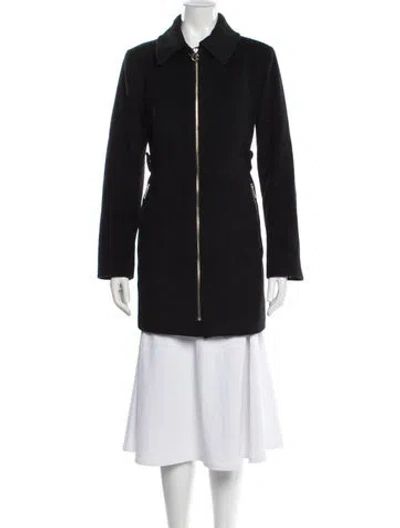 Pre-owned Michael Kors Wool Coat In Black