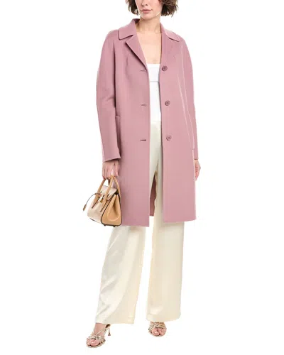 Michael Kors Wool Coat In Pink