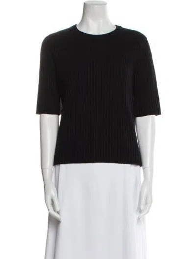 Pre-owned Michael Kors Wool Crew Neck Sweater In Gray