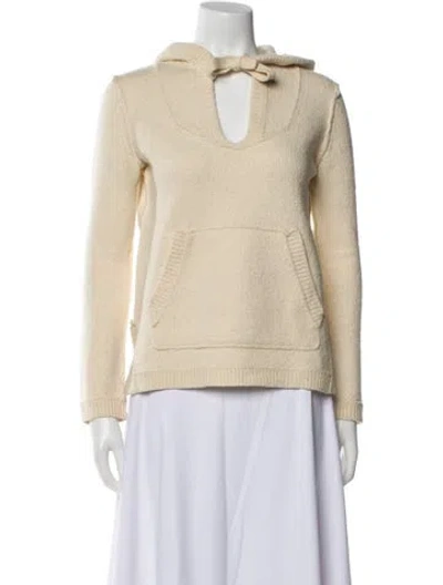Pre-owned Michael Kors Wool Crew Neck Sweater In Neutral