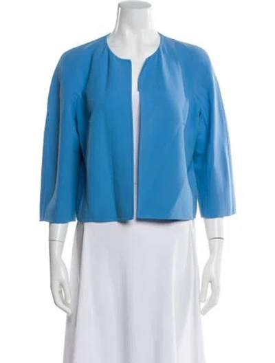 Pre-owned Michael Kors Wool Evening Jacket In Blue