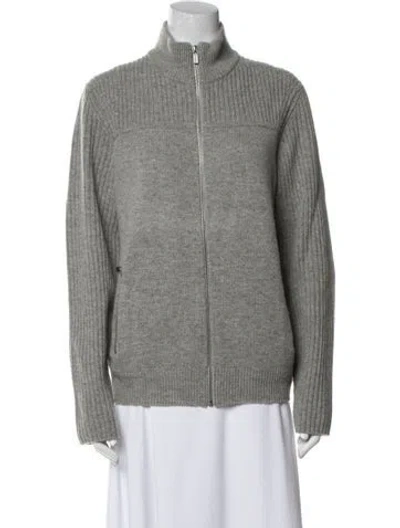 Pre-owned Michael Kors Wool Jacket In Gray
