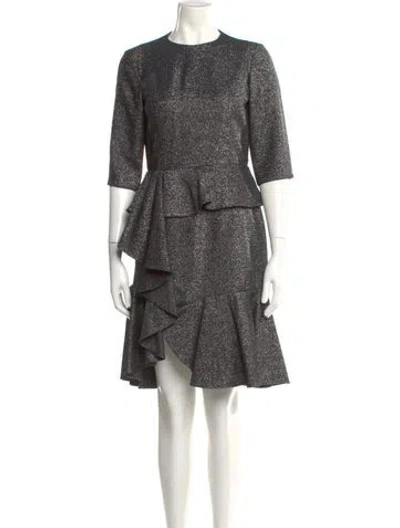 Pre-owned Michael Kors Wool Knee-length Dress In Multi