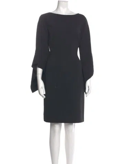 Pre-owned Michael Kors Wool Knee-length Dress W/ Tags In Gray