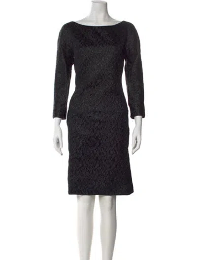 Pre-owned Michael Kors Wool Knee-length Dress W/ Tags In Multi