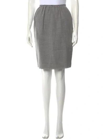 Pre-owned Michael Kors Wool Knee-length Skirt In Multi