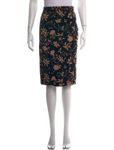 Pre-owned Michael Kors Wool Knee-length Skirt In Multicolor