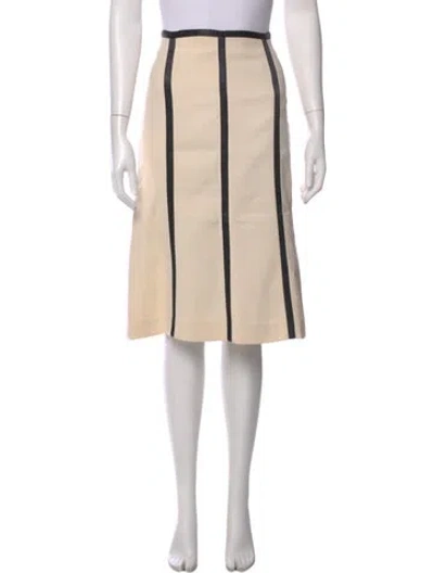 Pre-owned Michael Kors Wool Knee-length Skirt In Neutral