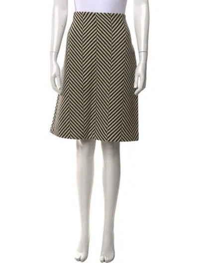 Pre-owned Michael Kors Wool Knee-length Skirt In Neutral