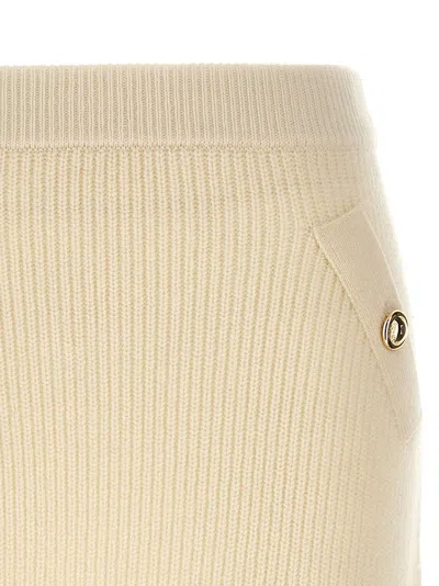 Michael Kors Wool Long Women's Skirt In White