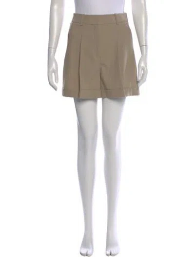 Pre-owned Michael Kors Wool Mini Shorts W/ Tags In Brown