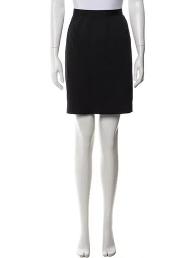 Pre-owned Michael Kors Wool Mini Skirt In Black