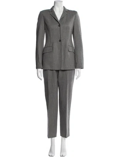 Pre-owned Michael Kors Wool Pantsuit In Gray