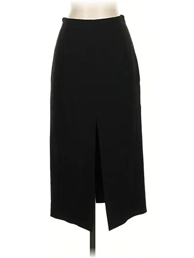 Pre-owned Michael Kors Wool Skirt In Black