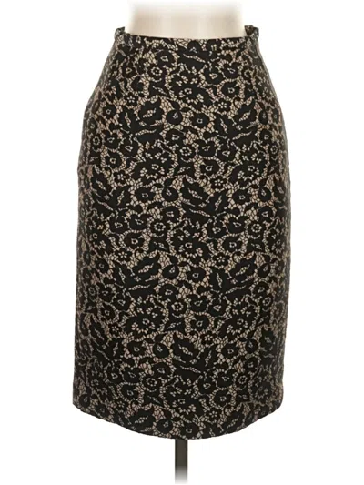 Pre-owned Michael Kors Wool Skirt In Black
