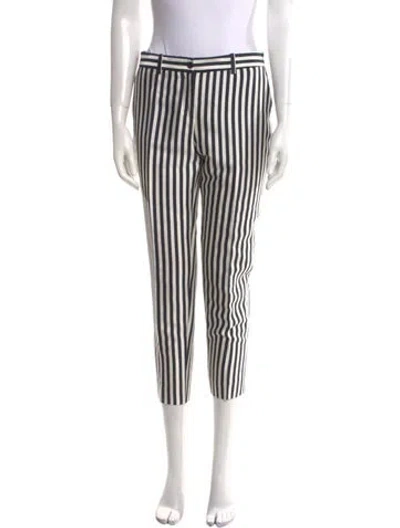 Pre-owned Michael Kors Wool Straight Leg Pants In Neutral