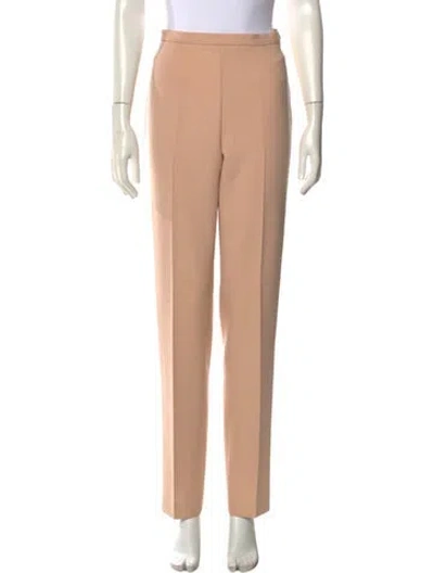 Pre-owned Michael Kors Wool Straight Leg Pants In Neutral