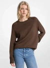 Michael Kors Wool Sweater In Brown
