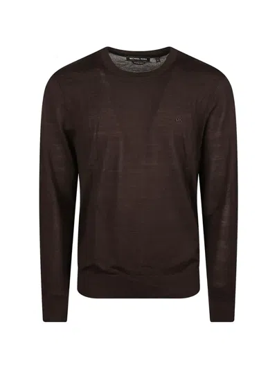 Michael Kors Wool Sweater In Brown
