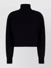 Michael Kors Wool Sweater With Turtleneck And Cropped Length