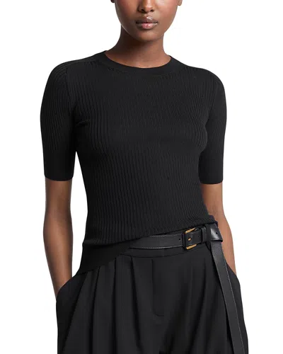 Michael Kors Wool Tee In Black