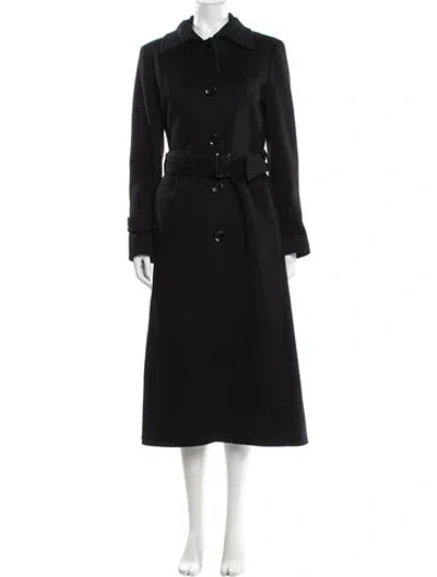 Pre-owned Michael Kors Wool Trench Coat In Gray