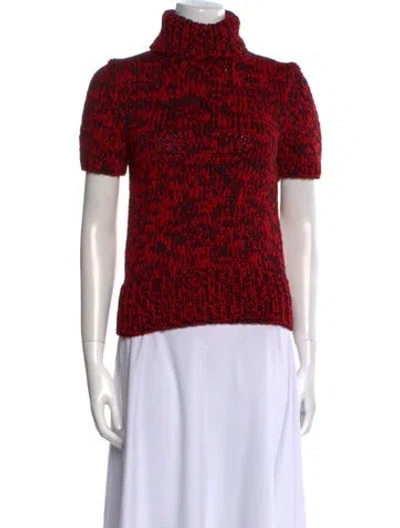 Pre-owned Michael Kors Wool Turtleneck Sweater In Multi