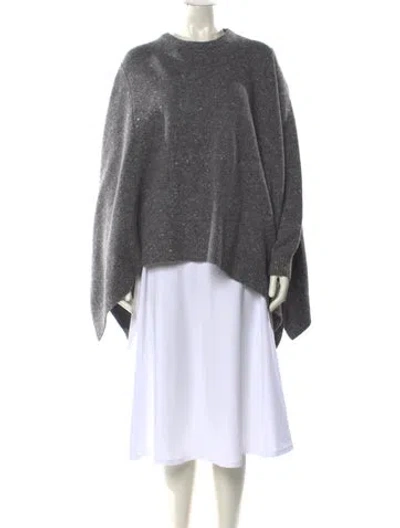 Pre-owned Michael Kors Wool Tweed Pattern Sweater W/ Tags In Gray