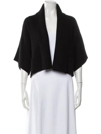 Pre-owned Michael Kors Wool V-neck Sweater In Black