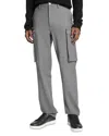 Michael Kors Wool Zip Pocket Cargo Pants In Gray