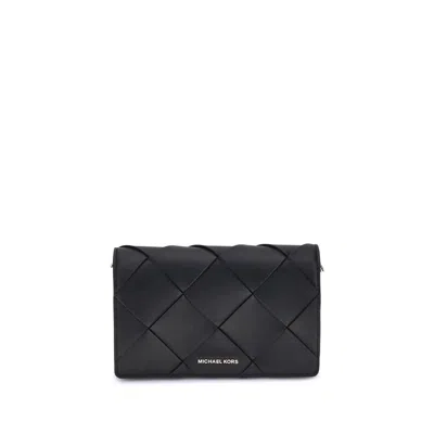 Michael Kors Woven Leather Jet Set Shoulder Women's Bag